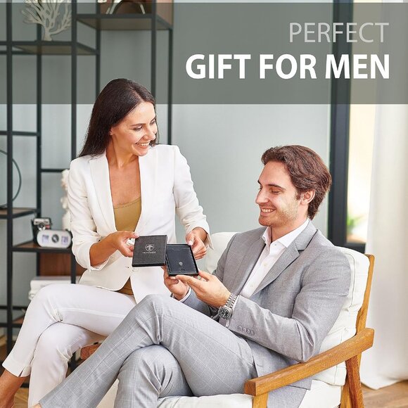 Money Clip RIO Mens Black Wallets slim Front Pocket RFID Blocking Card Holder - Picture 10 of 10